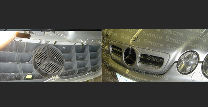 Custom Mercedes CL Grill  Coupe (2000 - 2006) - $229.00 (Manufacturer Sarona, Part #MB-002-GR)
